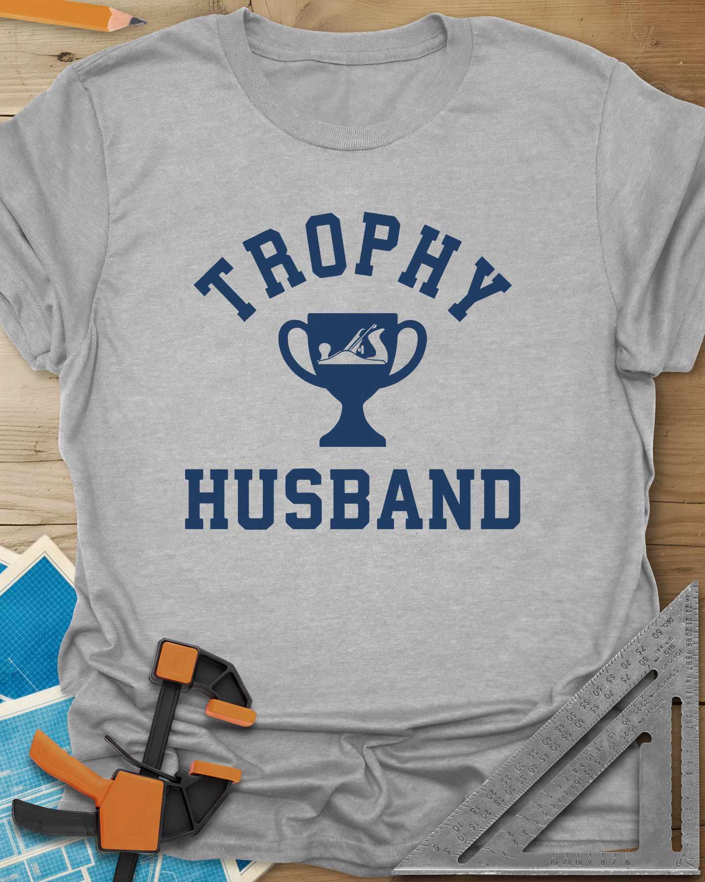 Trophy Husband Woodworker Tee