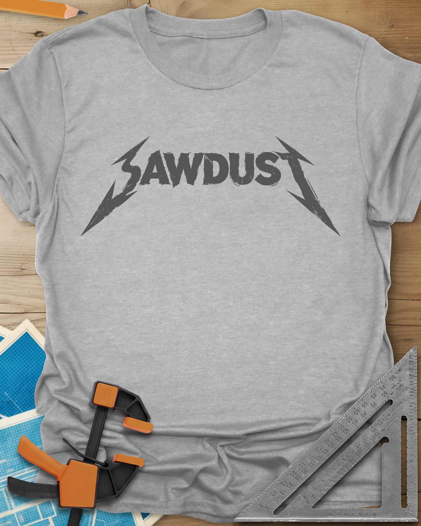 Sawdust Metal Logo Tee