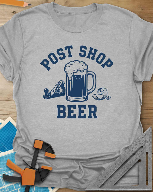 Post Shop Beer Woodworking Tee