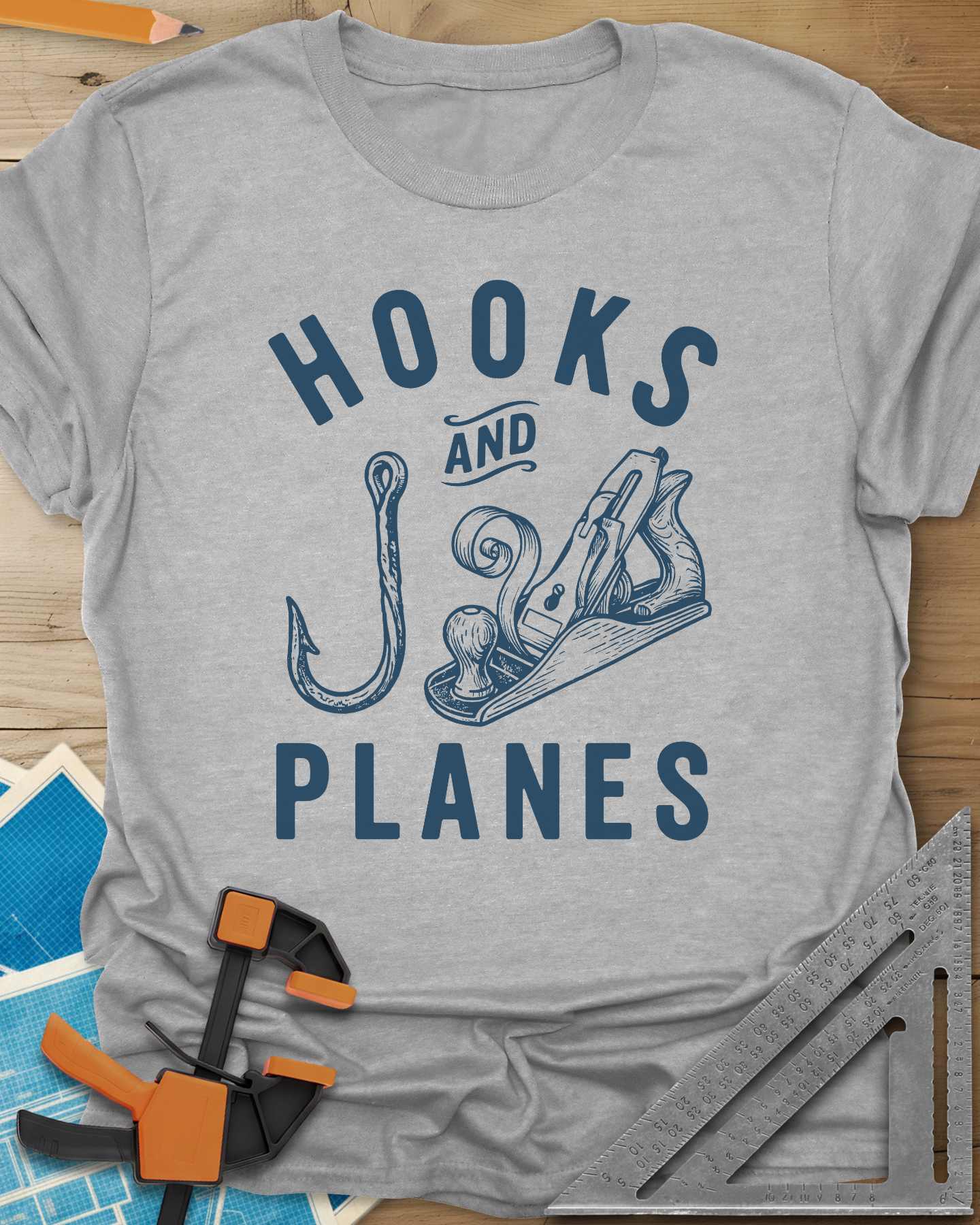 Hooks And Planes Tee