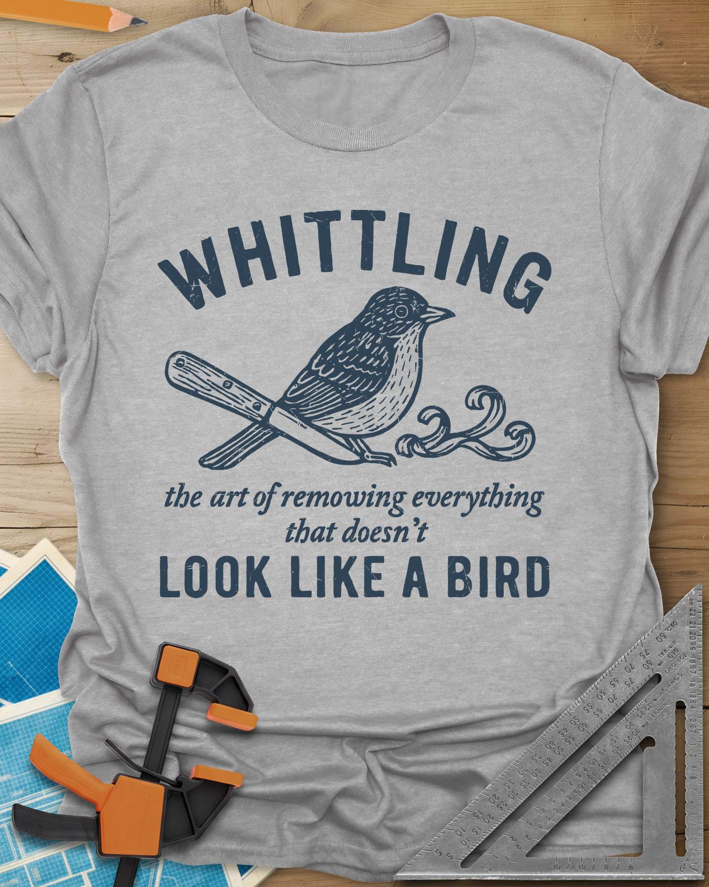 Whittling Art Tee